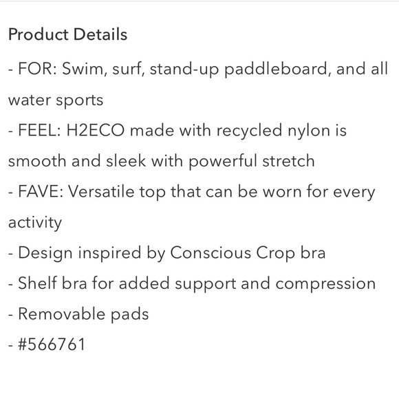 ATHLETA COLORBLOCK Crop Bikini Top D-DD Swim Medium Green - Picture 9 of 14